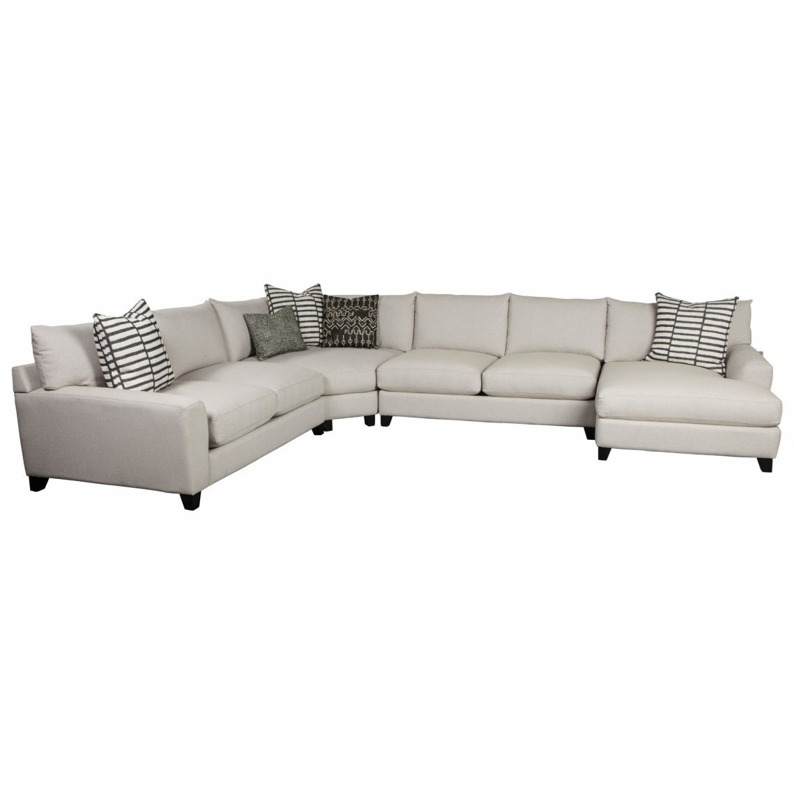 Jonathan Louis Harris 10426L+11+03+82RWhite Casual 4Piece Sectional